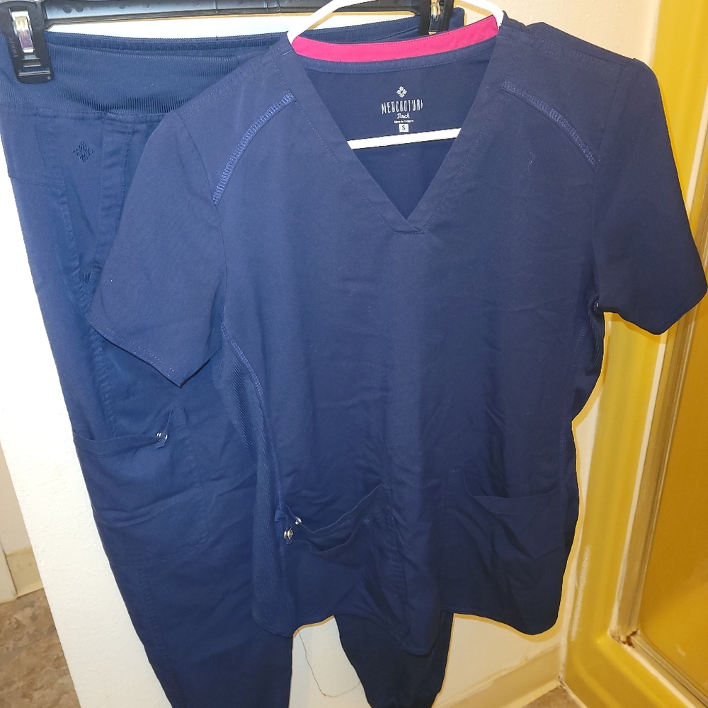 Woman scrubs
